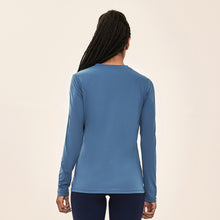 Cargar imagen en el visor de la galería, Model Back: Uv Line T-Shirt Longsleeve Sport Fit Aco Upf50+