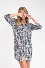 Cargar imagen en el visor de la galería, Image 08: Rio De Sol Chemise Ikat Chemise