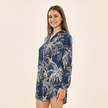 Cargar imagen en el visor de la galería, Image 06: Uv Line Chemise Shirtdress Coqueiros Marinho Upf50+