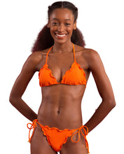 Cargar imagen en el visor de la galería, Gallery: Rio De Sol Ensemble Set Dots-Orange Frufru-Comfy