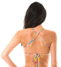 Cargar imagen en el visor de la galería, Model Back: Rio De Sol Haut Soutien Canarinho Sporty