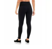 Cargar imagen en el visor de la galería, Model Back: Alto Giro Fitness Bas Legging Bodytex Recortes Atlanta Preto