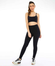 Cargar imagen en el visor de la galería, Image 04: Alto Giro Fitness Bas Legging Unique Recortes Preto
