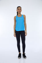 Cargar imagen en el visor de la galería, Image 02: Alto Giro Fitness Haut Regata Skin Fit Inspiracional Azul Vivid