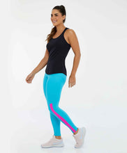 Cargar imagen en el visor de la galería, Image 02: Alto Giro Fitness Haut Regata Skin Fit Tule E Laser Preto