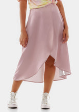 Cargar imagen en el visor de la galería, Model Front: Alto Giro Fitness Bas Saia Cdc Royale Mid Rosa