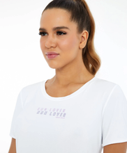 Cargar imagen en el visor de la galería, Image 02: Alto Giro Fitness Haut T-Shirt Skin Fit Inspiracional Branco Optico