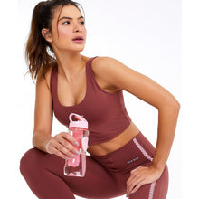 Cargar imagen en el visor de la galería, Image 04: Alto Giro Fitness Haut Top Bodytex Ii Com Laser Marrom Mahogany