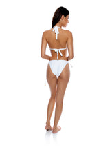 Cargar imagen en el visor de la galería, Model Back: Luli Fama Bas Bottom Halter Full White