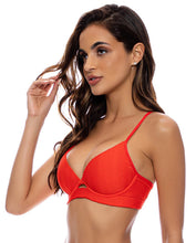 Cargar imagen en el visor de la galería, Image 08: Luli Fama Haut Top Underwire Hot Tropics Red