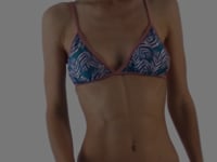 Cargar y reproducir el video en el visor de la galería, Video: Rio De Sol Haut Top Palms-Blue Tri-Fixo