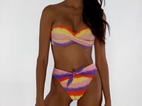 Cargar y reproducir el video en el visor de la galería, Video: Luli Fama Bas Bottom Bandeau Miami Sunsets