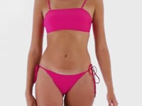 Cargar y reproducir el video en el visor de la galería, Video: Rio De Sol Bas Bottom Amaranto Ibiza-Comfy