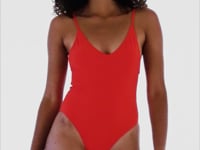 Cargar y reproducir el video en el visor de la galería, Video: Rio De Sol Une Pièce Rouge Hype