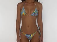 Cargar y reproducir el video en el visor de la galería, Video: Luli Fama Haut Top Wavy Ruched Amalfi