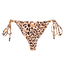 Cargar imagen en el visor de la galería, Product Front: Rio De Sol Bas Bottom Leopard Cheeky-Tie