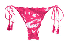 Cargar imagen en el visor de la galería, Product Front: Rio De Sol Bas Bottom Pink-Palms Frufru-Fio