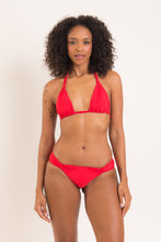 Cargar imagen en el visor de la galería, Model Front: Rio De Sol Bas Bottom Rouge Mel-Comfy