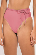 Cargar imagen en el visor de la galería, Gallery: Rio De Sol Bas Bottom Shimmer-Confetti Belted-High-Waist