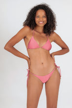 Cargar imagen en el visor de la galería, Model Front: Rio De Sol Bas Bottom Shimmer-Confetti Ibiza-Rope