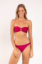 Cargar imagen en el visor de la galería, Model Front: Rio De Sol Bas Bottom Shimmer-Desejo Leblon
