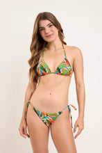 Cargar imagen en el visor de la galería, Model Front: Rio De Sol Bas Bottom Tropical Ibiza-Comfy