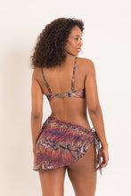 Cargar imagen en el visor de la galería, Model Back: Rio De Sol Jupe De Page Cobra Mini-Sarong