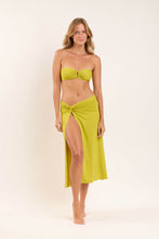 Cargar imagen en el visor de la galería, Model Front: Rio De Sol Jupe De Page Fluity-Abacateiro Long Skirt Knot