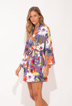 Cargar imagen en el visor de la galería, Image 09: Rio De Sol Robe De Plage Garden-Flower Kimono