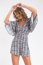 Cargar imagen en el visor de la galería, Image 06: Rio De Sol Mini Dress Ikat Mini Dress
