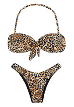 Cargar imagen en el visor de la galería, Product Front: Rio De Sol Ensemble Leopardo Bandeau