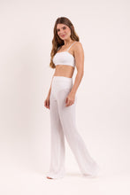 Cargar imagen en el visor de la galería, Image 02: Rio De Sol Pantalon De Plage Memphis-White Pants Lana
