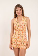 Cargar imagen en el visor de la galería, Image 05: Rio De Sol Mini Dress Mosaico Low Cut Dress