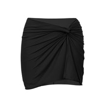 Cargar imagen en el visor de la galería, Product Front: Rio De Sol Jupe De Page Nero Skirt-Knot