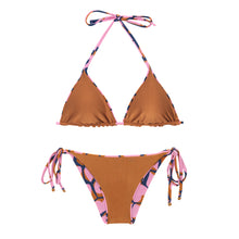 Cargar imagen en el visor de la galería, Product Back: Rio De Sol Ensemble Set Amore-Pink Tri-Inv Lacinho
