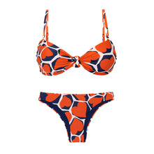 Cargar imagen en el visor de la galería, Product Front: Rio De Sol Ensemble Set Amore-Red Bandeau-Joy Essential