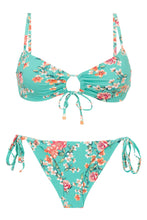 Cargar imagen en el visor de la galería, Product Front: Rio De Sol Ensemble Set Botanic Mila Cheeky-Tie