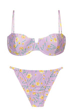 Cargar imagen en el visor de la galería, Product Front: Rio De Sol Ensemble Set Canola Balconet Cheeky-Fixo