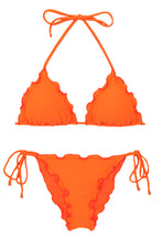 Cargar imagen en el visor de la galería, Product Front: Rio De Sol Ensemble Set Dots-Orange Frufru