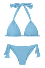 Cargar imagen en el visor de la galería, Product Front: Rio De Sol Ensemble Set Dots-Sky Mel Italy