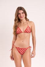 Cargar imagen en el visor de la galería, Model Front: Rio De Sol Ensemble Set Floral-Scales Frufru Frufru-Fio