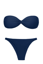 Cargar imagen en el visor de la galería, Product Front: Rio De Sol Ensemble Set Navy Twist Leblon