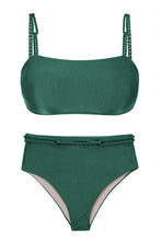 Cargar imagen en el visor de la galería, Product Front: Rio De Sol Ensemble Set Palace Bandeau-Reto Hotpants