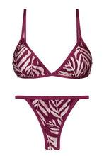 Cargar imagen en el visor de la galería, Product Front: Rio De Sol Ensemble Set Palms-Vine Tri-Fixo California