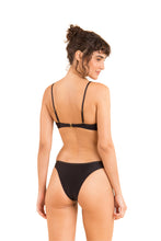Cargar imagen en el visor de la galería, Model Back: Rio De Sol Ensemble Set Shimmer-Black Bandeau-Joy Essential