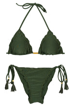 Cargar imagen en el visor de la galería, Product Front: Rio De Sol Ensemble Set Shimmer-Croco Frufru