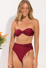 Cargar imagen en el visor de la galería, Gallery: Rio De Sol Ensemble Set Shimmer-Divino Twist Belted-High-Waist