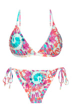 Cargar imagen en el visor de la galería, Product Front: Rio De Sol Ensemble Set Splash Tri-Fixo Cheeky-Tie