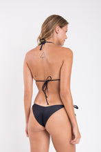 Cargar imagen en el visor de la galería, Model Back: Rio De Sol Ensemble Set Touch-Black Tri-Inv Cheeky-Tie