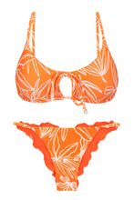 Cargar imagen en el visor de la galería, Product Front: Rio De Sol Ensemble Set Trail-Orange Tank-Tie Ipanema